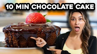 Make This Chocolate Cake without Sugar or Carbs  5 Ingredients  Airfryer recipe [upl. by Adyol]