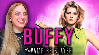 Grab your pom poms and stake  Buffy The Vampire Slayer 1992  Reaction [upl. by Natye684]