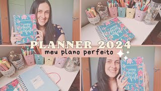 planner 2024  meu plano perfeito [upl. by Almeria]