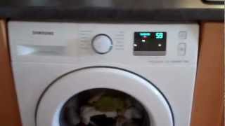 Samsung Ecobubble Washer 8KG 1400rpm A WF80F5EOW4W [upl. by Yenohtna]