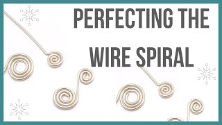 Perfecting the Wire Spiral  Beaducationcom [upl. by Mallorie769]