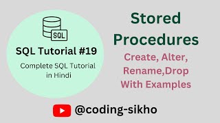 Stored Procedures  Stored Procedures in SQL Server [upl. by Andrews216]