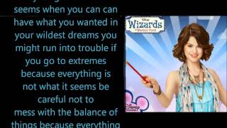 Wizards of waverly place theme song Lyrics [upl. by Aneloj262]