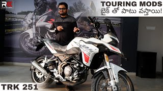 2022 Benelli TRK 251 All features explained Touring mods come as standard Who should buy this [upl. by Lenes]