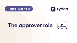 Rydoo Expense  The Approver role web amp mobile [upl. by Aisek]