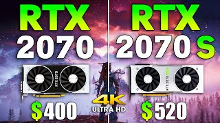 RTX 2070 vs RTX 2070 SUPER Test in 10 Games 4K [upl. by Deppy]