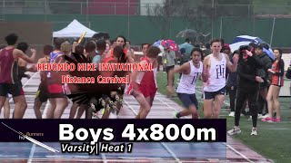 2023 TF  Redondo Nike Distance  4x800 Relay Boys Varsity [upl. by Nav258]