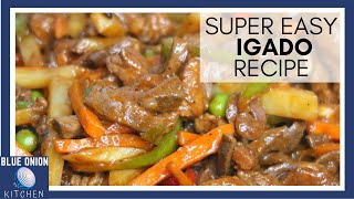 IGADO RECIPE  BEST IGADO  MADE EASY IGADO RECIPE ILOCANO STYLE  BLUE ONION KITCHEN [upl. by Tedd]