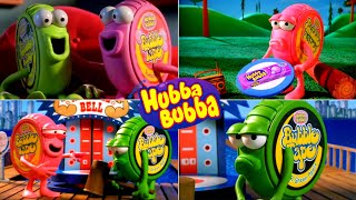 Hubba Bubba Bubble Tape Gum Funny Commercials Big Bubbles No Troubles [upl. by Monsour419]