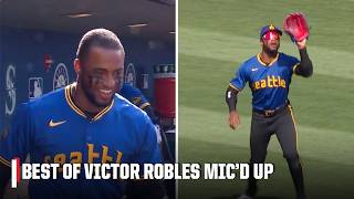 BEST OF Victor Robles MICD UP 🎤 Home run call hyping up teammates and PET MONKEYS  ESPN MLB [upl. by Ahsii383]