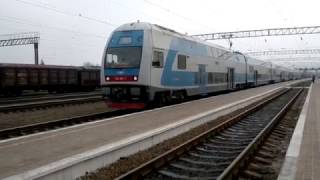 Speed trains in Ukraine Поезд Škoda train skoda [upl. by Aerdnaid]