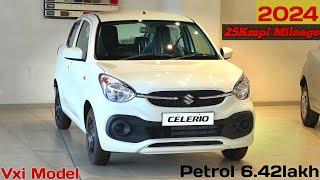 Celerio Vxi 2024 Model New Updated ✅  Detailed Review ₹642 lakh [upl. by Halsy791]