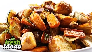 Classic Roast Vegetable Recipe  Woolworths [upl. by Xenos]