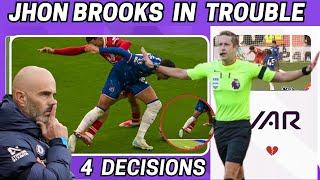 REFREE John Brooks Sweating Over 4 VAR Decision Made In Liverpool Vs Chelsea [upl. by Tahpos]