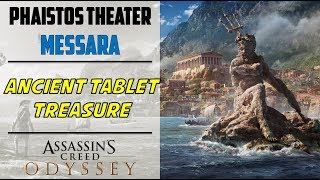 Phaistos Theater  Messara  Ancient Tablet amp Treasure Location  AC ODYSSEY [upl. by Isabea217]