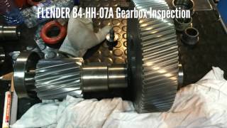 FLENDER B4 HH 07A Gearbox Inspection [upl. by Marr]