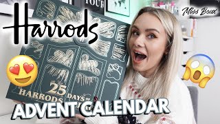 HARRODS BEAUTY ADVENT CALENDAR UNBOXING 2022 £250 WORTH £1136  MISS BOUX [upl. by Assirk]