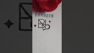 Farheen logo design comments your name like share subscribe viralshort logodesginyoutubeshorts [upl. by Suehtomit]