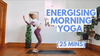 MORNING YOGA FLOW Energising Vinyasa Yoga Flow to wake up [upl. by Bodi]