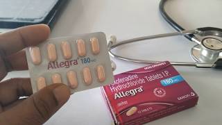 Allegra Tablet Review in hindi by medi info [upl. by Uzziel]