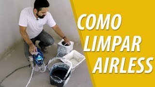 Como Limpar Máquina de Pintura Airless  Profissão Pintor [upl. by Atlee]