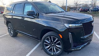 2022 Cadillac Escalade Sport POV Test Drive amp Review [upl. by Bourque863]