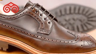 Cordovan Armagnac Longwing Blucher · CARMINA SHOEMAKER [upl. by Yensehc922]