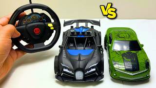 Remote Control Bugatti Veyron Vs RC Hulk Car Unboxing amp Testing  ToyStop [upl. by Diad]