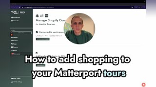 Commerce  Matterport Tours Adding Shopping with Openhaus Pro [upl. by Drida]