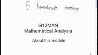 Workshop 1 Math Analysis [upl. by Fredie829]