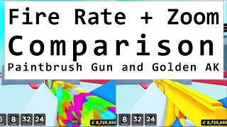 BIG Paintball Pre release  Fire RateZoom Comparison  Paintbrush GunGolden AK 2022 February [upl. by Lambertson]