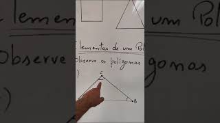 Aula 105  6o Ano  Geometria  Polígonos  Elementos do Polígono [upl. by Eidak]