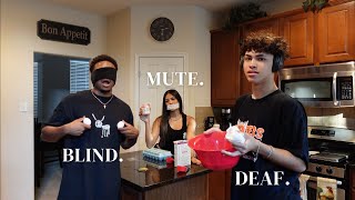 DEAF BLIND amp MUTE BAKING CHALLENGE [upl. by Bastian]