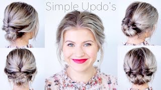 Simple Elegant Updo Hairstyles For Medium Length Hair  Milabu [upl. by Sabu]