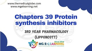 Protein Synthesis Inhibitors  Chapter 39 Chemotherapeutic Drugs Lipponcott Pharmacology [upl. by Leuqar]