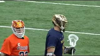 Notre Dame vs Syracuse College Lacrosse 2023 [upl. by Atiluap485]