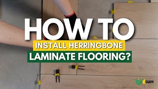 How To Install Herringbone Laminate Floor [upl. by Cleon303]