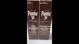 Review Plantur 39 Colour Brown Shampoo For Deeper Brown Prevents and reduces hair loss especially [upl. by Damiani]