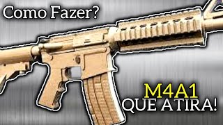 Como Fazer M4A1 de Papelão que atira Confira [upl. by Leonie902]