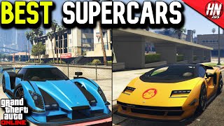 Top 10 BEST SUPERCARS To BUY In GTA Online [upl. by Parrott638]