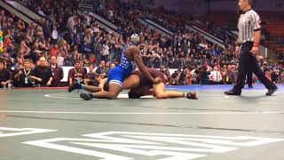 Davison’s Alex Facundo defeats Detroit Catholic Central’s Kevon Davenport [upl. by Dannye]