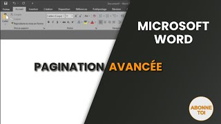 WORD PAGINATION A PARTIR DE LA TROISIÈME PAGE  JL Tech [upl. by Kolb]