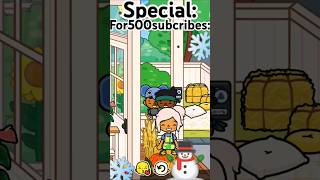 Special for 500subcribestoca world tocalifeworld tocaboca ☁️thank☁️bye❄️❄️ [upl. by Danice]