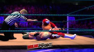 Sin Cara hits his finisher in WWE 13 Official [upl. by Introk979]