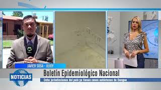 Boletín Epidemiológico Nacional 8 jurisdicciones del país ya tienen casos autóctonos de Dengue [upl. by Nerred]