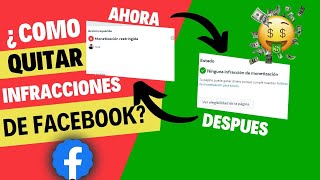 Como quitar infracciones de Facebook 2024 Originalidad limitada de contenido y Contenido no original [upl. by Nnodnarb]