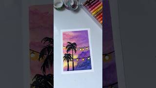 oilpastel drawing  scenery drawing drawing oilpastel art oilpastel viralvideo viral [upl. by Donnenfeld]