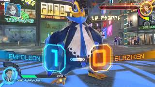 Pokken WifiBattle Empoleon VS Blaziken [upl. by Olegnad]