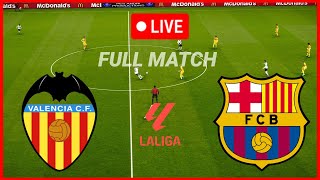 🔴LIVE Valencia vs Barcelona  Laliga 2023 Full Match Today Highlight amp Goals [upl. by Ainivad]