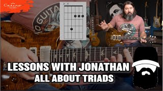 LESSONS WITH JONATHAN USING  TRIADS [upl. by Mimi]